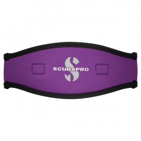 Scubapro Maskenband Neopren 2 mm offen, Schwarz/Grau